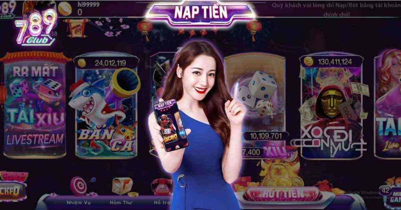 Các cách nạp tiền đơn giản nhất trên cổng game 789club